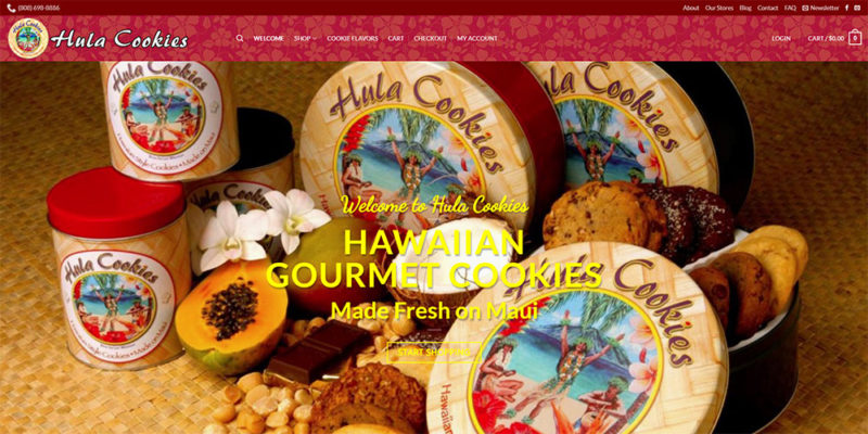Hula Cookies Website